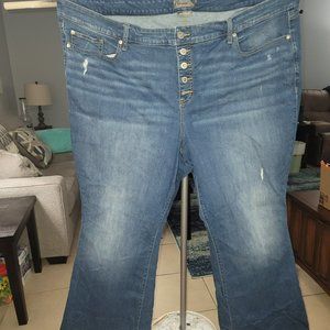 Torrid Mid Rise Vintage Stretch Boot Cut Jeans Size 28R